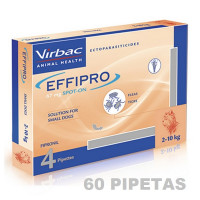 Effipro Spot On 60 Pipetas Antiparasitarias d