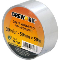 Cinta Alumínio Orework de 30 Micras de 50 Mm 