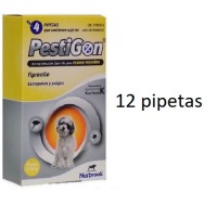 12 Pipetas 0,67 ML Pestigon Anti Pulgas y Gar