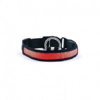 Collar LED Rojo M