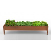 Mesa de Cultivo Magnus 40 Acero Corten | Huer