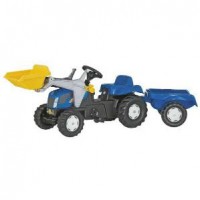 Tractor a Pedales con Pala y Remolque New Hol