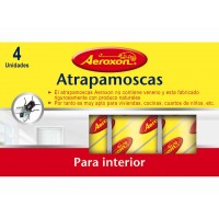 Tiras Atrapamoscas para Interior Aeroxon (4 U