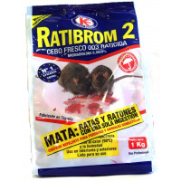 Cebo Fresco 1 Kg Raticida Ratibrom 2 Veneno R