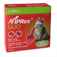 Fiprex DUO Gatos y Hurones Pipeta Antiparasit