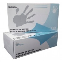 Guantes de Látex Natural Pre Empolvados Max G