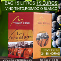 BAG IN BOX 15 Litros Vino Tinto 100% Mencia