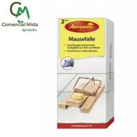 Aeroxon - Pack 2 Trampas de Madera y Metal pa