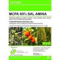 MCPA 60% (SAL Amina), Herbicidas Exclusivas S