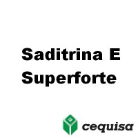 Saditrina E Súperforte, Insecticida Cequisa