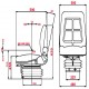 Más imágenes de Asiento de Tractor Bepco. Gama Alta . Ref 61/830-937